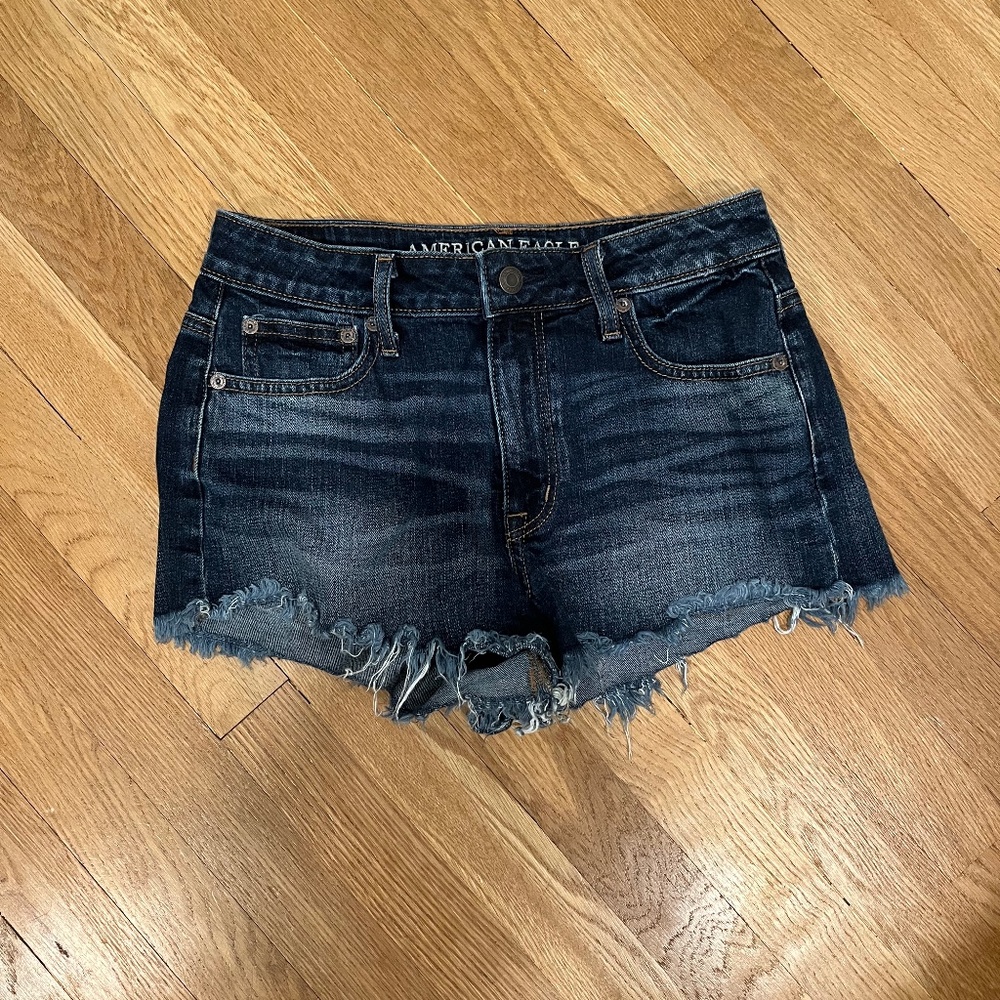 American eagle hi rise Jean shorts - Picture 1 of 2